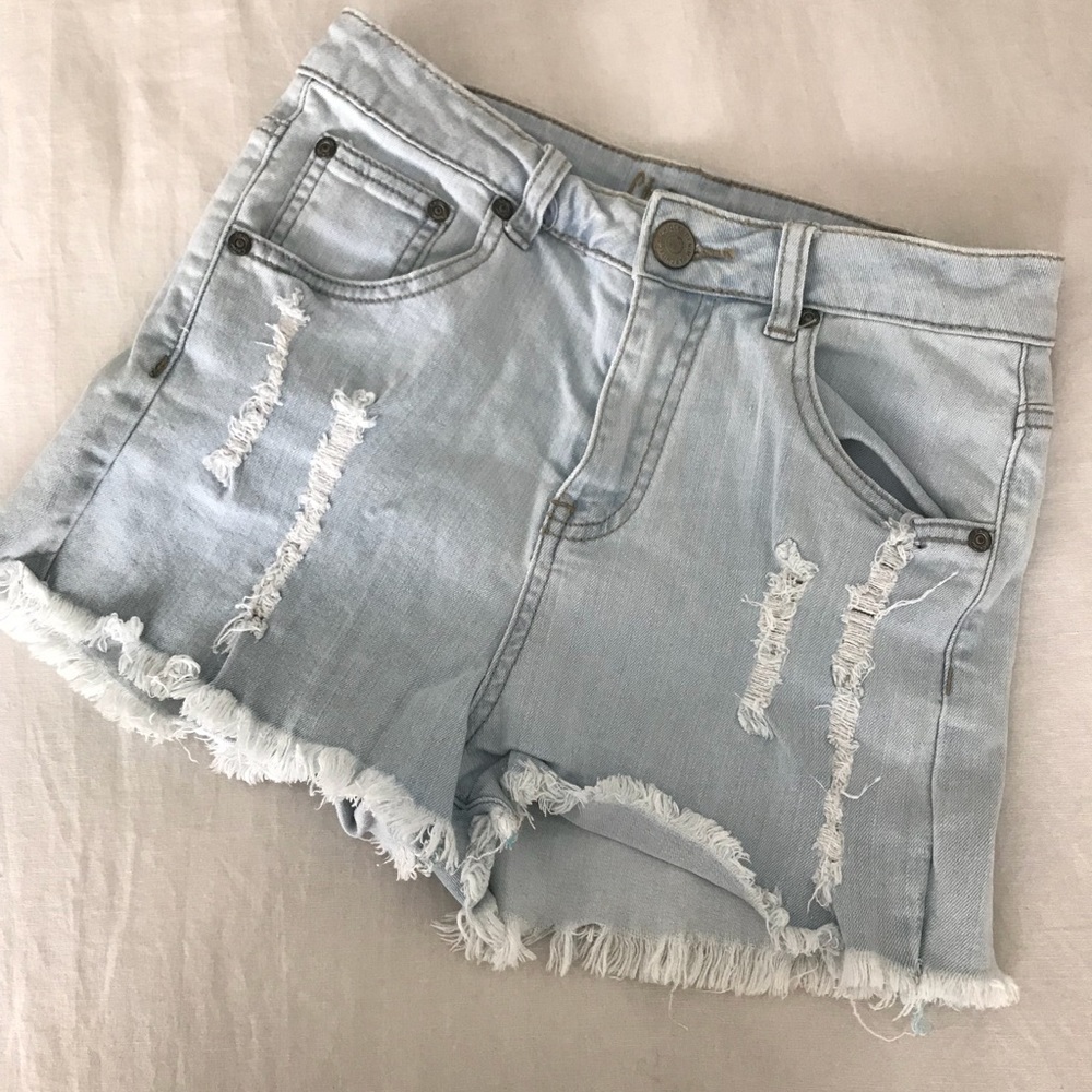 Denim shorts